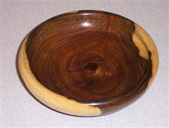 Lignum Vitae bowl by John Brocklehurst